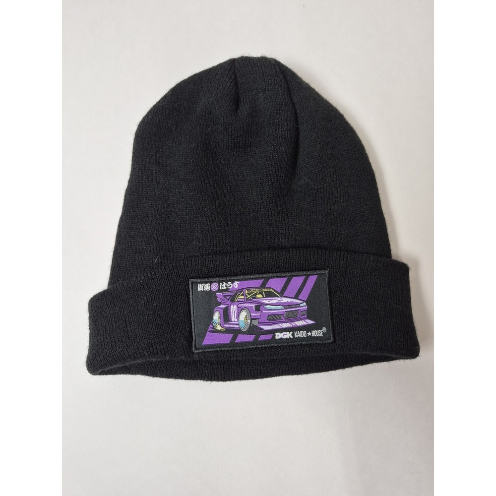 DGK Kaido House Black Winter Beanie Cap Hat